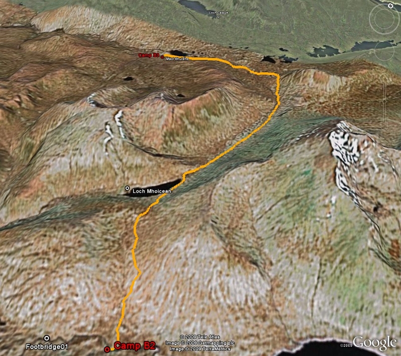 Kintail Tag4 Topo.jpg - Kintail Tag 4 (Loch Mullardoch - Camp 3, Loch Cruoshie)